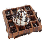 Chocolate Fudge Craze Waffle 