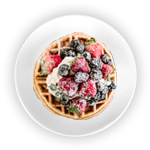 Fancy Forrest Fruit Waffle 
