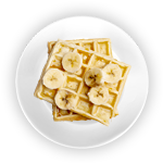 Banana- Scoff Waffle 