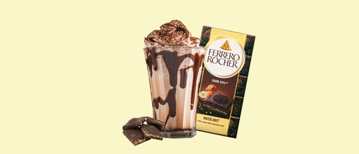 Ferrero Rocher Chocolate Bar Milkshake 