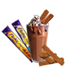 Flake Chocolate Bar Milkshake 