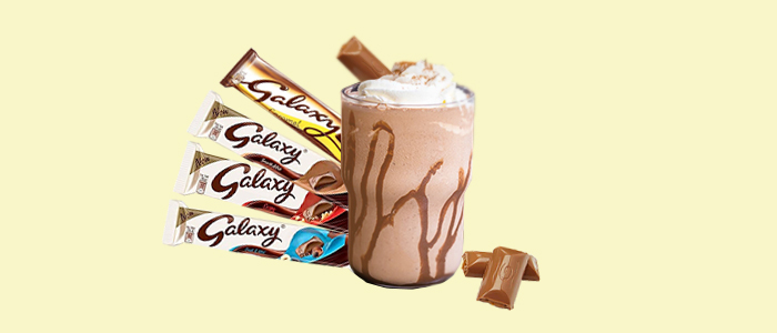 Galaxy Caramel Chocolate Bar Milkshake 