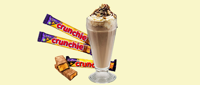 Crunchie Chocolate Bar Milkshake 