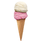 3 Scoops Waffle Cones 