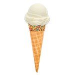 1 Scoop Sprinkle Cone 