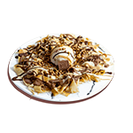 White Chocolate Madness Waffle 